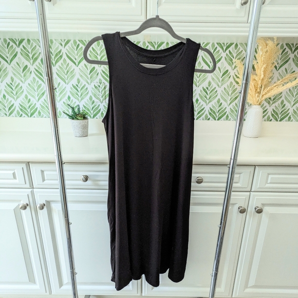 ⭐ Black Sleeveless Time & Tru Trapeze Dress Medium ⭐ - Picture 3 of 10